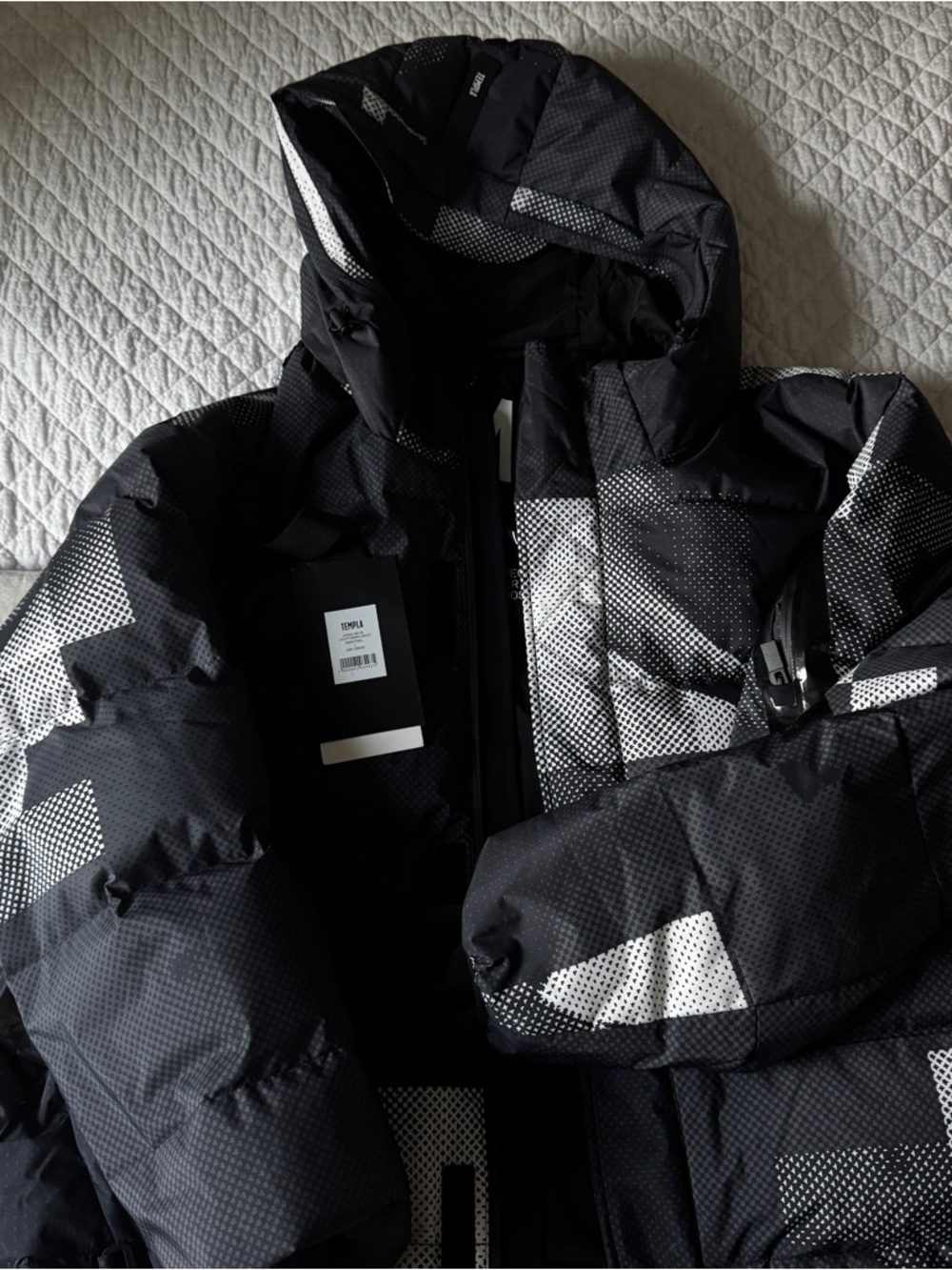Templa Black Puffer Jacket